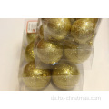 Weihnachtsglittery Pearlized Plastic Ball